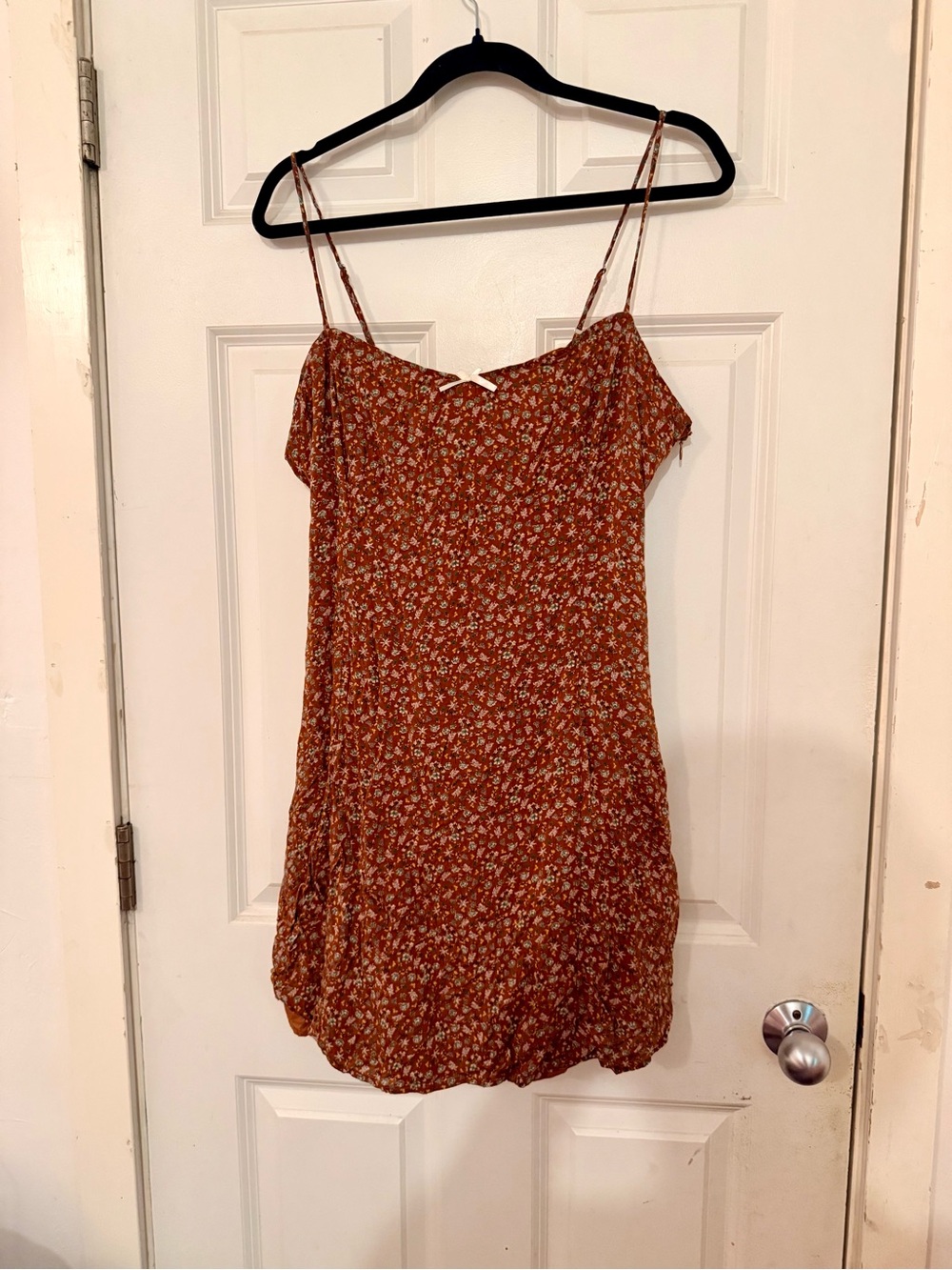 Delias Women’s Rust Floral Spaghetti Strap Sundress